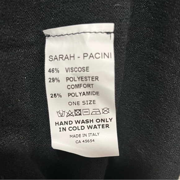 Sarah Pacini Full Zip Long Cardigan Two Tone NWT - Picture 5 of 5
